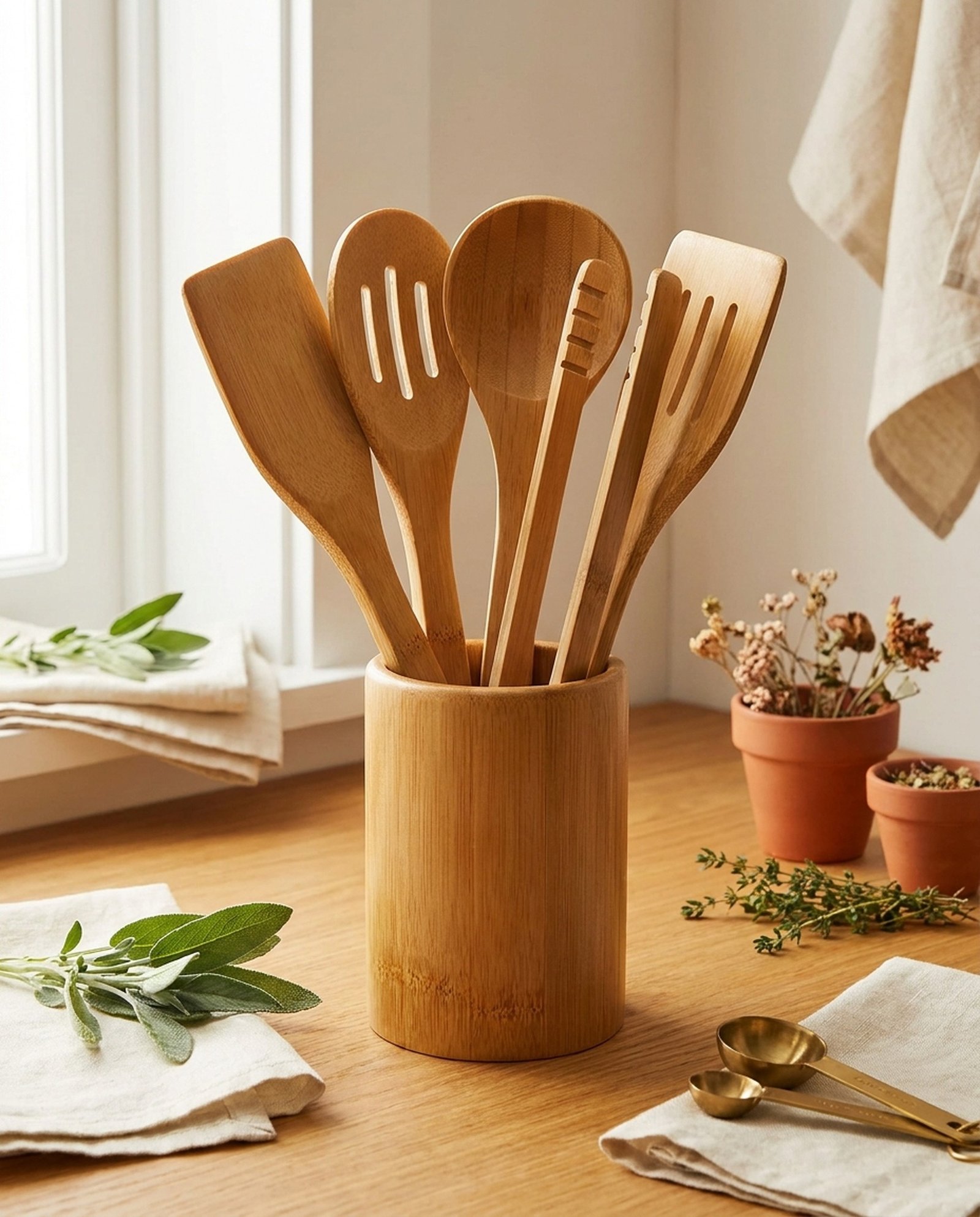 Bamboo Utensil Set