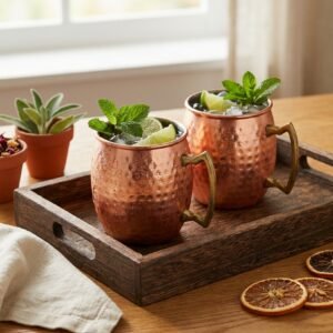 Copper Mug Set