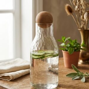 Glass Carafe with Lid