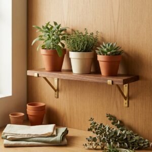 Wall-Mount Plant Shelf