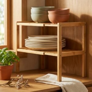 Bamboo Shelf Organizer